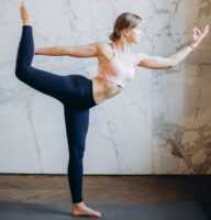 Natrajasana yoga poses improve concentration