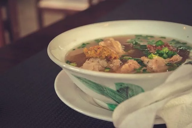 chicken soup Food to Reduce Stress