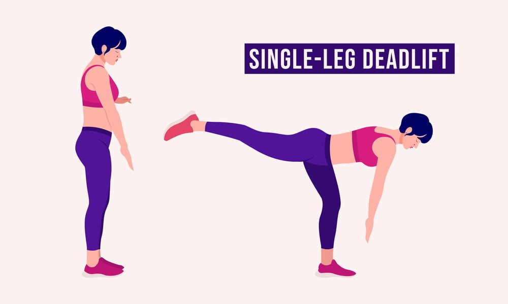 single leg deadlift