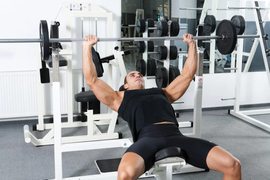 wide grip incline bench press