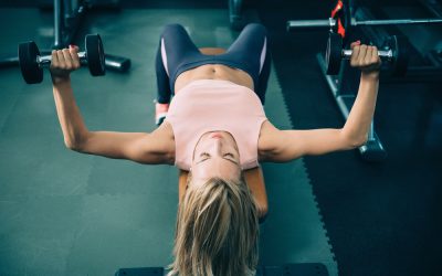 Close Grip Bench Press with Dumbbell