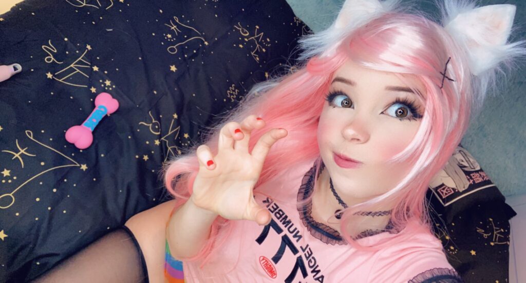 Belle Delphine Red Hair Nude Cosplay