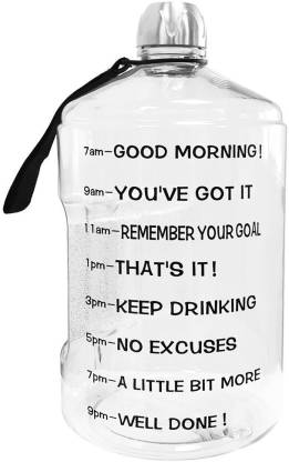 A Gallon Inductive Water Bottle Funny Motivational Water Bottle