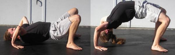 Push-up to Bridge Open Tabata Yoga