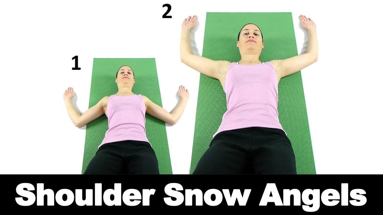 Snow Angel Exercise for Shoulder