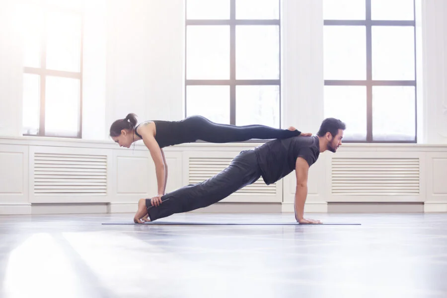 Inverted Plank Yoga Pose