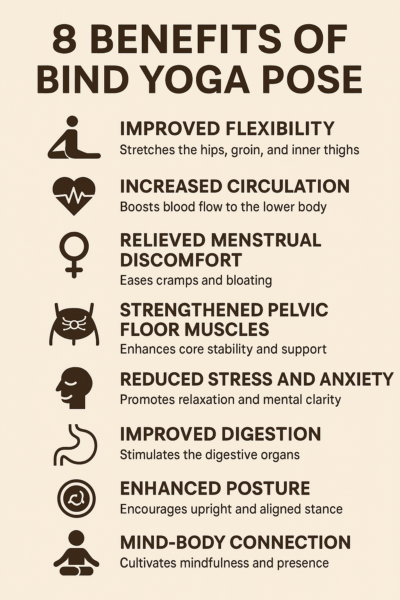 Benefits of Bind yoga pose