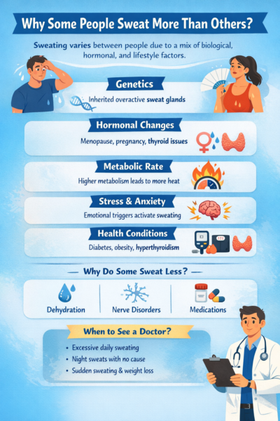 Why Do Some People Sweat More Than Others? Understanding Your Body’s Natural Response 5 Why Do Some People Sweat More Than Others
