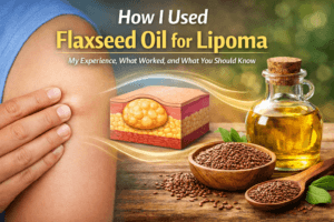 Minyak biji rami untuk lipoma