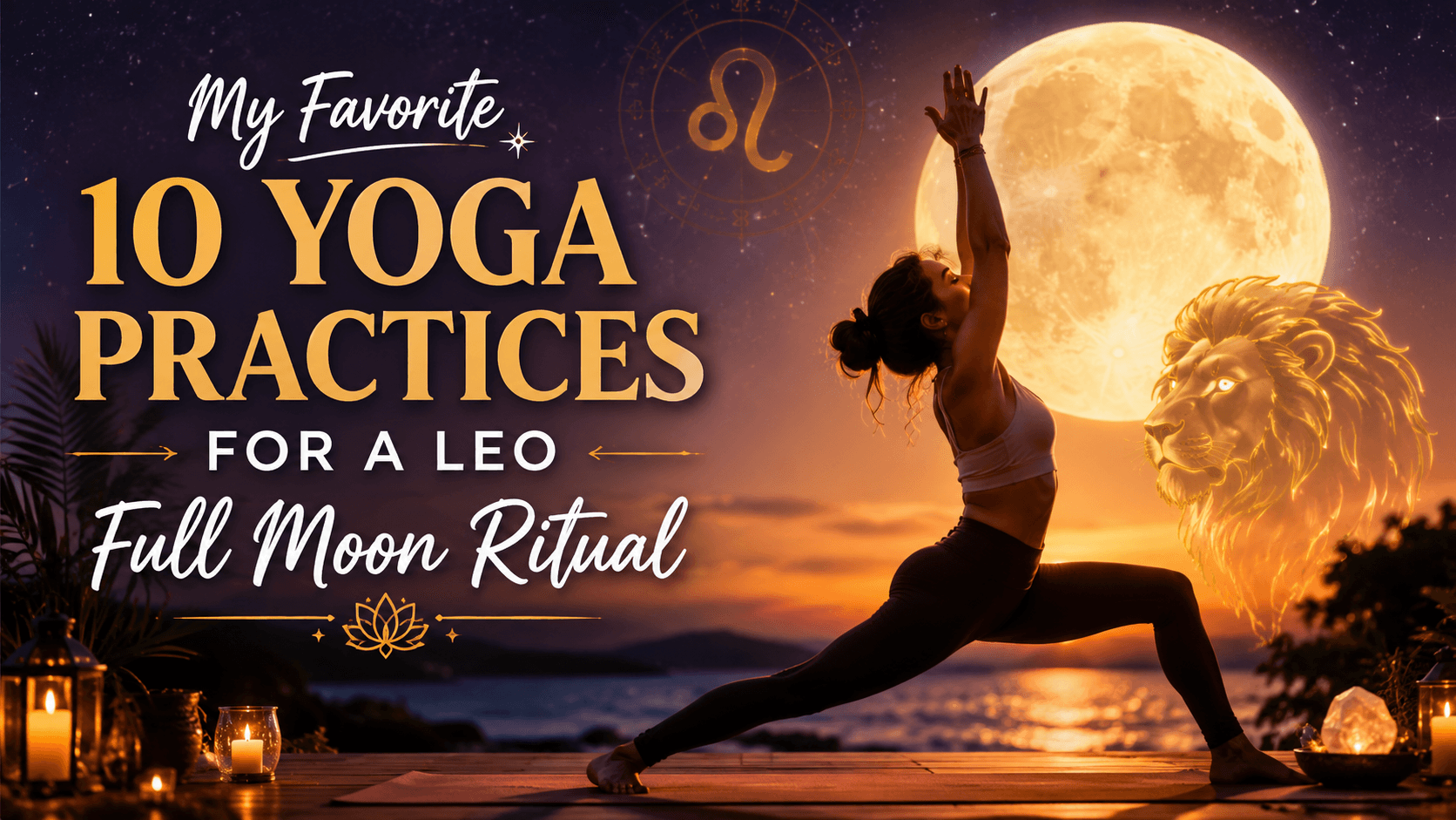 Yoga Practices for a Leo Full Moon Ritual
